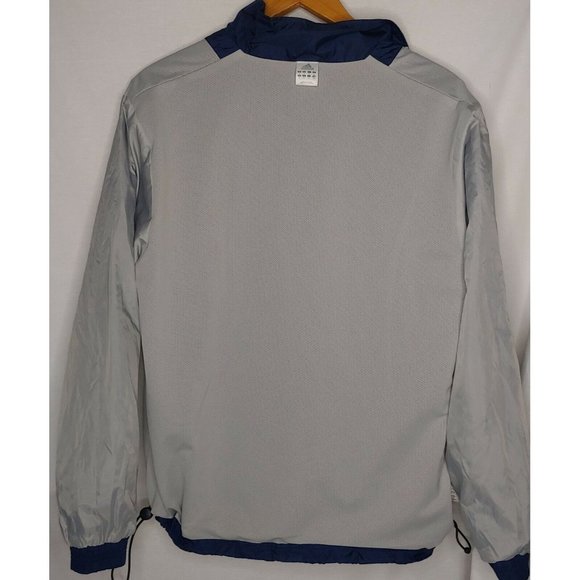 Notre Dame University Adidas Mens M Windbreaker Jacket Full Zip Mesh Lined Navy - Picture 8 of 9